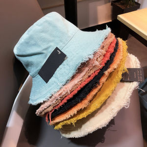 Fashion Foldable Burrs Bucket Hat for Women Men Beach Sun Visor UV Protection UPF 50+ Sun Hat Summer Large Wide Brim Panama Bob
