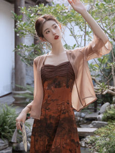 เสื้อคลุมกันแดดผ้าโปร่งแขนยาวผูกโบว์สำหรับผู้หญิงในช่วงฤดูร้อน เสื้อคลุมกันแดดแบบสั้น ระบายอากาศได้ดี ชุดคลุมกันแดดแบบสวมหัว