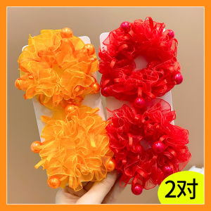 สีสัน ตาข่าย เครื่องประดับผมสําหรับเด็กผู้หญิงวันโรงเรียนที่คาดผมสไตล์เจ้าหญิงและยางรัดผมที่สมบูรณ์แบบสําหรับวันเด็ก