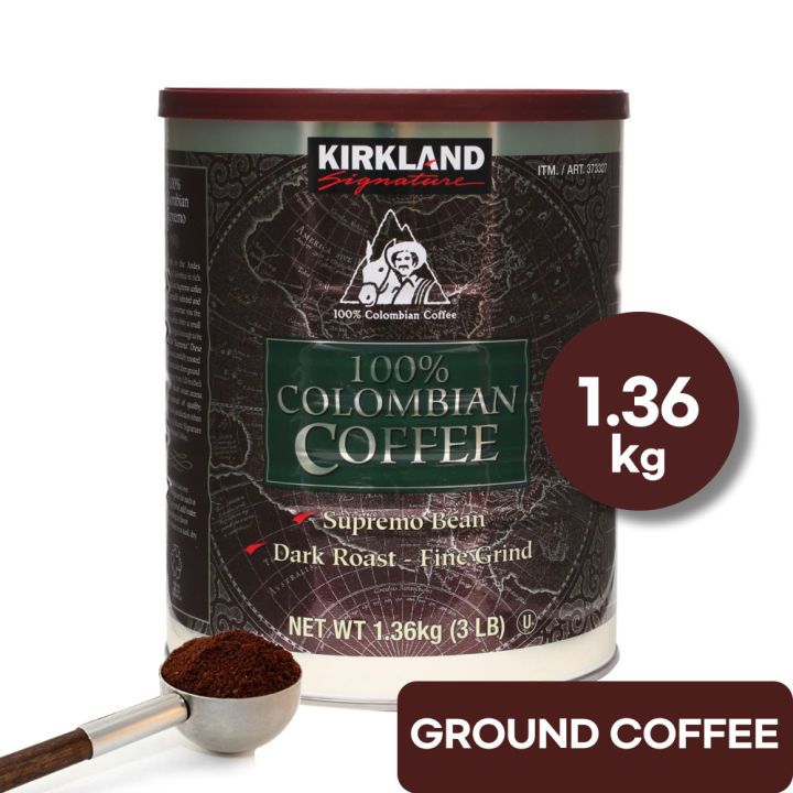 KIRKLAND Colombia Dark Supremo Ground Coffee Lazada