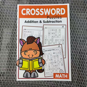 32-Page Math Crossword Puzzle Book: Addition & Subtraction Within 20 - Interactive Learning Tool for Homeschool Classroom