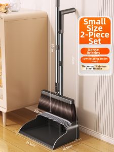 Joybos | Domestic & Commercial Use Broom Dustpan Set Large