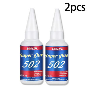 LOOLIFL | 502SuperGlue Instant Strong Adhesive Fast Drying Transparent Glue For Shoes Glass Plastic Metal Rubber Repair DIY Household Glue
