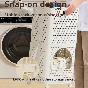 Foldable Laundry Basket Clothes Storage Basket Kotak Simpan Baju Clothes Organizers