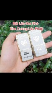 Bật Lửa Gas Khò Kim Cương Lộc Phát 68 Viền Vàng Lượn Sóng Tia Lửa Đỏ - Hộp Quẹt Gas Độc Lạ Hot Trend