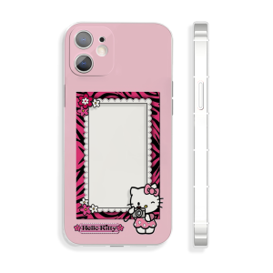 Cute Kitty Cat Phone Case Photo Holder Compatible with Apple 16Pro Xiaomi 15 Realme 11 OPPO Reno 14 OnePlus 13 Honor 400 Meizu 21 Redmi Turbo 4 IQOO 13