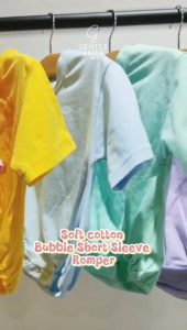 SG - Baby Soft Cotton Bubble Romper Korean Style Fashion baby romper