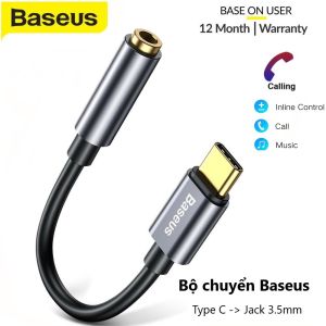 Dây cáp chuyển đổi Type-C Sang Cổng 3.5mm Baseus dành cho các dòng điện thoại