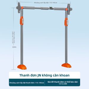 JNSTAR | Thanh Tập Pull-up Trong Nhà Thân Thiện Với Gia Đình Không Cần Khoan Có Thể Gắn Trên Khung Cửa Hoặc Tường