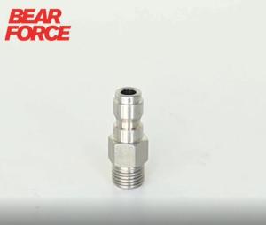 เครื่องซักผ้าแรงดันสูง รถหิมะโฟมแลนซอกเชื่อมต่อ 1/4ปลั๊กที่วางจำหน่าย ด้วย G1/4ชาย