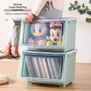 DIHUANTUO | Child Friendly Transparent Latchable Storage Box