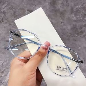 【READY STOCK AT MALAYSIA】Specworld Round Metal Transparent Frame Anti Blue Light Filter Glasses Cermin Mata Bingkai Kanta Metal Glass