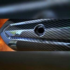 Cover Tutup Pelindung Knalpot Karbon Vario Techno 125 FI - F1 eSP dll Kenalpot Motor Honda Carbon