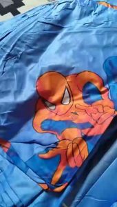 Cadar Kartun Cartoon Bedsheet Katil Queen King Size 5in1 Fitted With Comforter Hello Kitty Spiderman Stitch Winnie The Pooh Mickey Mouse Unicorn