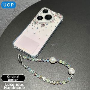 UGP | Luxury Bling Transparent Silicone Phone Case with Strap Full Coverage
