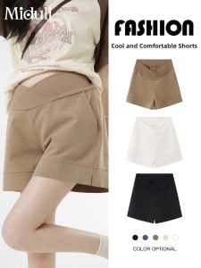 MIDULI | Summer Lightweight Low Waist Wide Leg Shorts