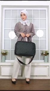 Tas Koper Travel Bag Croco Waterproof