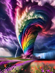 500/1000/1200/2000PCS Jigsaw Puzzle Rainbow Landscape Art For Adults Great Weekend Relaxation And Family Fun