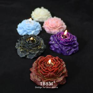 Handmade Low-Temperature Gold-Plated Candle Peony Rose Scented Wax Couple Gifts Cage Bird Atmosphere Creator Soy Wax Indoor Use