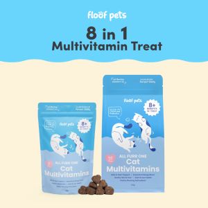 Floof Pets 8in1 Cat Multivitamins 40g 30 chews Immunity-Boosting Cat Treats & Snacks Multibenefit Essential Cat Probiotics and Cat Multivitamins Appetite Booster For Cats Supports Your Cats Well-Being Cat Essentials Coatshine and Antioxidant - Lazada