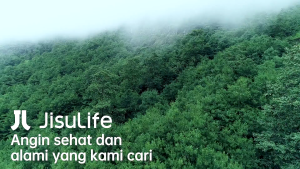 (TERMURAH) JISULIFE Kipas Leher Portable 4000mAh Desain Segar Dengan Material Anti Minyak Angin Kencang Dan Luas Menjaga Wajah Tetap Kering