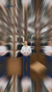 Cặp Da Công Sở Túi Xách Nam Chính Hãng GENCE CDX19 Da Bò Cao Cấp Màu Nâu