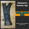 Rel Wesel Belok atau Bercabang || WESEL ORIGINAL RAILKING - kereta api Indonesia. 