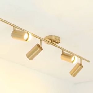 4 Heads Golden Rotatable LED Ceiling Lamp: A Comprehensive Guide