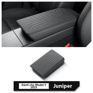 Ốp Bảo Vệ Tay Vịn Trung Tâm Tesla Model Y Chống Xước Chất Liệu TPE Juniper Dành Cho Nội Thất 2025 2026