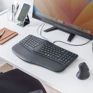 Hinomi | Ergonomic Silent Keyboard with Wrist Rest