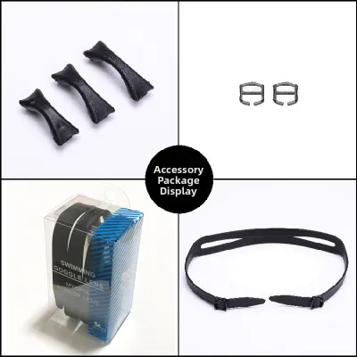 Swimming Goggles Accessories Silicone Bridge Clip Strap Myopia Goggles Headband Day Word Buckle Bridge Connector Lzz Brand