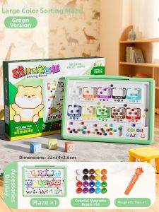 BABYSHOME | Magnetic Maze Writing Board Logical Thinking Training Toy