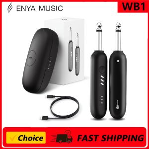 Enya WB1 Wireless Guitar System UHF 3.0 Audio Wireless Guitar Transmitter and Receiver for Electric Instrument Wireless