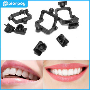 PIORPOY 100Pcs/Bag Disposable Dental Articulator Plastic Black High Neck Low Neck Articulator Dental Lab Tools  Dropship