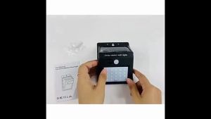 Vimite |  LED Wall Lamp Solar Motion Sensor COB Light Outdoor Waterproof Security Garden Lighting Light for Balcony Gate Courtyard