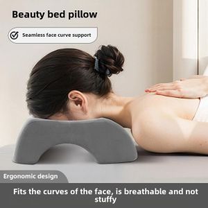 Memory Foam Face Pillow for Beauty and Massage Bed