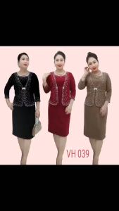 VÁY ĐẦM TRUNG NIÊN CHO MẸ VH039 SANG CHẢNH LỊCH SỰ QUÝ PHÁI GIÀNH CHO TUỔI TRUNG NIÊN