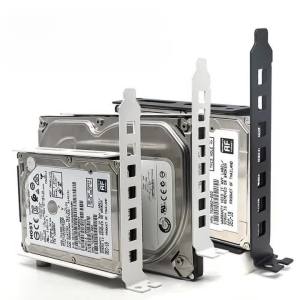 2.5" to 3.5" In Hard Drive Tray Holder for PCI SSD HDD Metal Mounting Bracket Adapter Hard Disk Tray Bracket Hard Drive Adapter
