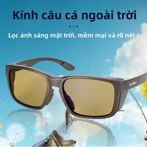 Kính Râm Câu Cá Phân Cực Kính Lái Xe Truyền Ánh Sáng Cao Kính Thể Thao Ngoài Trời Cho Tầm Nhìn Rõ Ràng