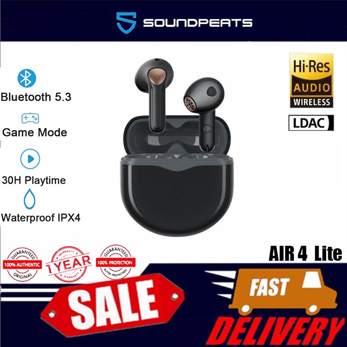 Defunc True Lite Earbuds - Draadloze Oordopjes - Bluetooth Draadloze Oortjes Met Enc Noise Cancelling Functie White
