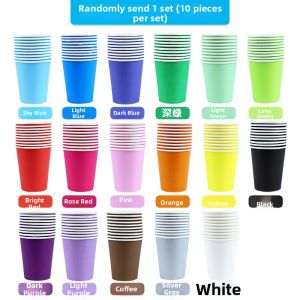 Colorful Disposable Paper Cups DIY Handmade Art Materials for Children Kindergarten Art Area Creative Painting Cups Empty