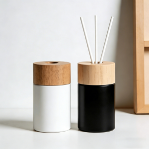 100Pcs 3mm*240mm Diffuser Sticks Three Colors: Wood Black White Diffuser Sticks Flameless Fragrance