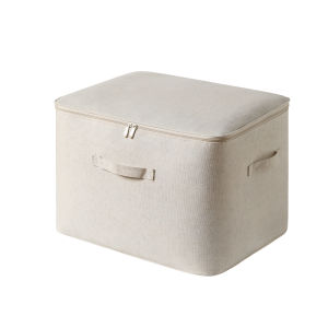 Tianshan Cotton and Linen Quilt Buggy Bag Moisture-Proof Wardrobe Dustproof Bag For Home Quilt Organizing Folders Box Moving Packing Bag