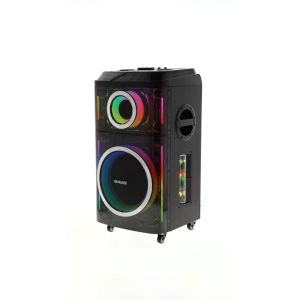 AIWA AW-X12H Party Speaker ลำโพงบลูทูธปาร์ตี้ 400W พร้อม ไมค์ลอย 2 ชุด ลำโพงไอว่า AWX12H