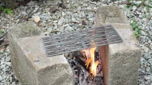 Boundless Voyage Camping Grill Plate Charcoal Barbecue Grill Titanium Gas Grill For Outdoor Picnic Beach BBQ 2mm Thickness