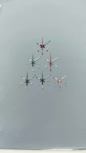 GRAMOCK Black Red Orange Silver Watch Hand Green Luminous 6PCS Per Set Fit VK63 Quartz Movement Modified Replacement Watch Parts