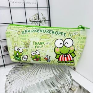 Sanrio | Cute Sanrio Pencil Case Large Capacity PU Zipper Pencil Case Single-Layer Waterproof Stationery Storage Bag.