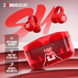 ZOMBIESCAT S4 Clip-On bluetooth không dây Tai Nghe khử tiếng ồn Cho Thể Thao & Chạy thiết kế hợp thời trang Tai Nghe