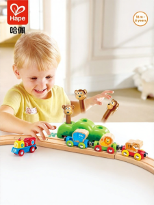 Hape | Train Track Jungle Music Educational Assembly Toy