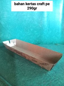 100pcs paper tray sosis/corndog dll